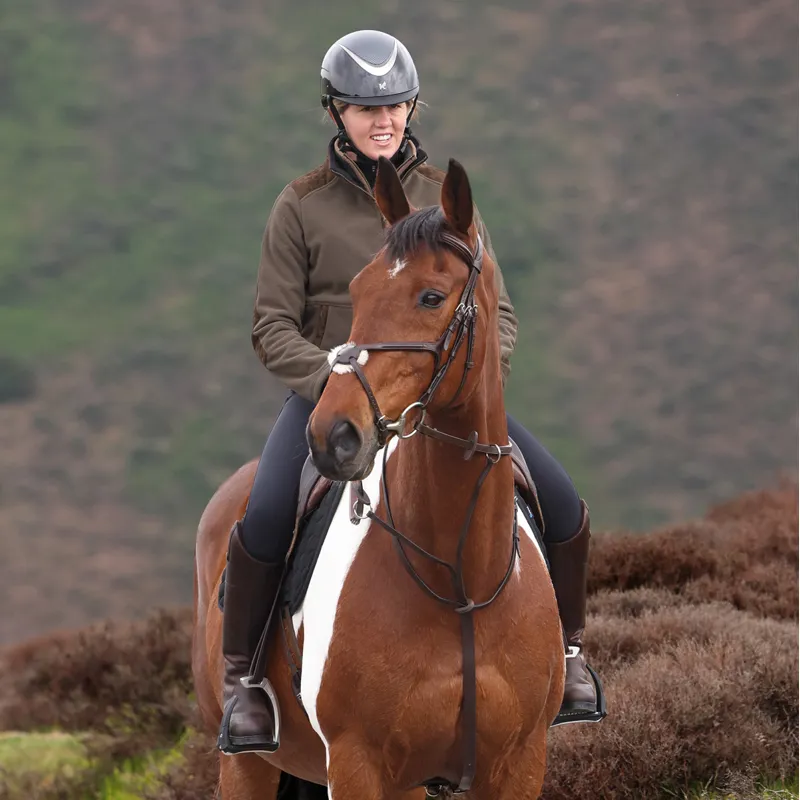 Aubrion Heritage Unisex Quarter Zip Fleece - Dark Olive-7