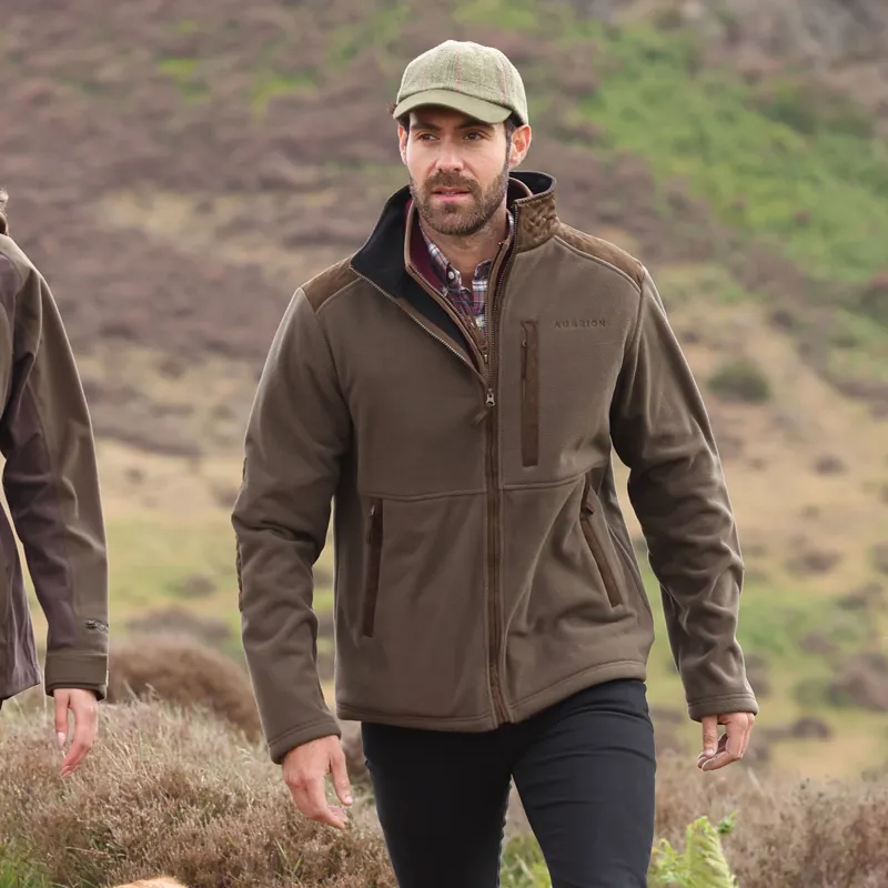 Aubrion Heritage Unisex Full Zip Fleece - Dark Olive-2