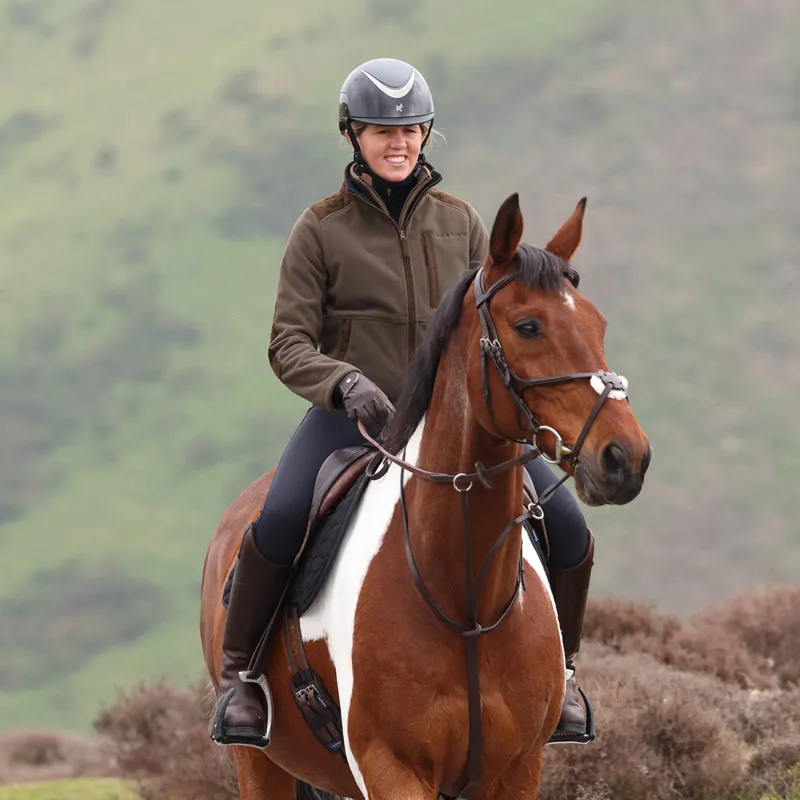 Aubrion Heritage Unisex Full Zip Fleece - Dark Olive-7