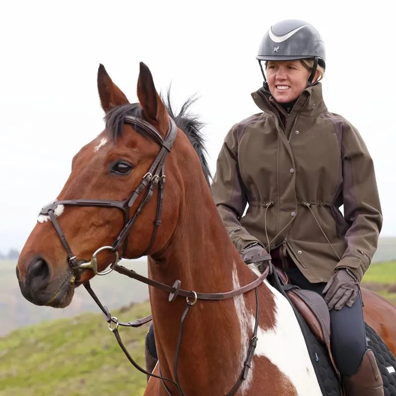 Aubrion Heritage Unisex Waterproof Full Zip Jacket - Dark Olive-4