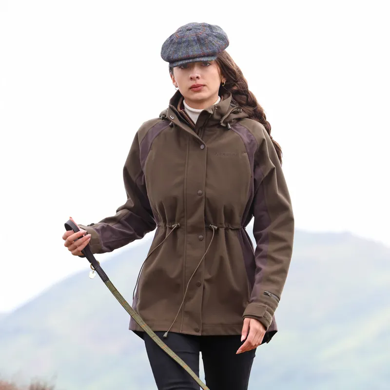 Aubrion Heritage Unisex Waterproof Full Zip Jacket - Dark Olive-5