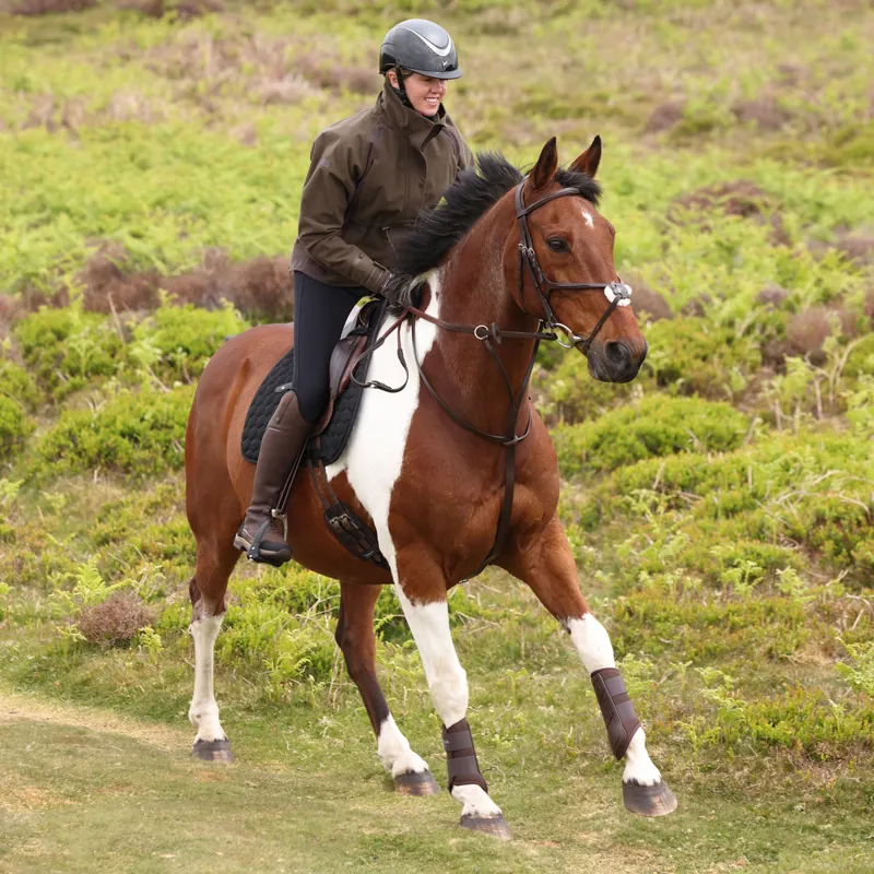 Aubrion Heritage Unisex Quarter Zip Waterproof Jacket - Dark Olive-5