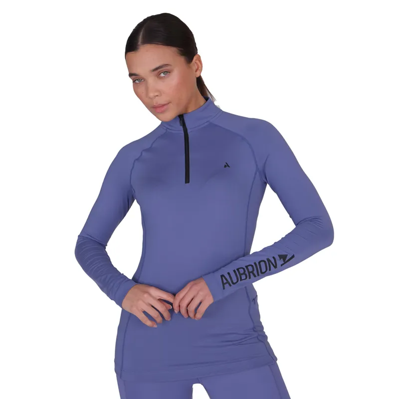 Aubrion React Womens Winter Long Sleeve Baselayer - Sky