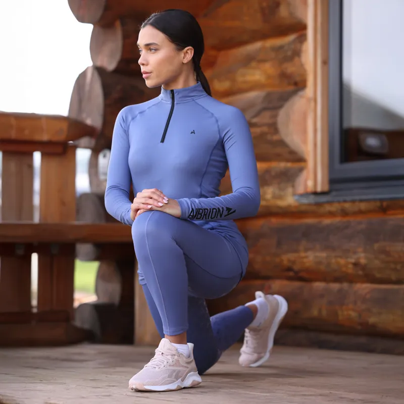 Aubrion React Womens Winter Long Sleeve Baselayer - Sky-1