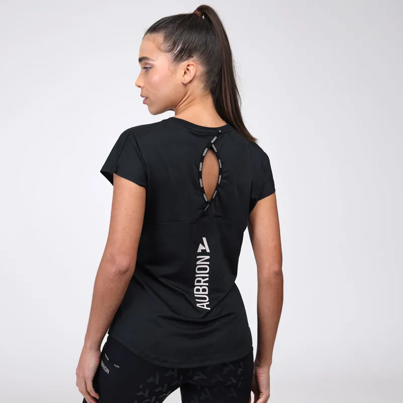 Aubrion React Ladies Tech T-Shirt - Shadow-1
