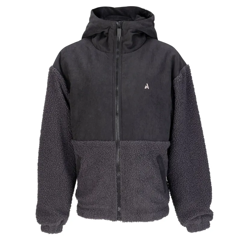 Aubrion React Young Rider Sherpa Fleece Jacket - Shadow