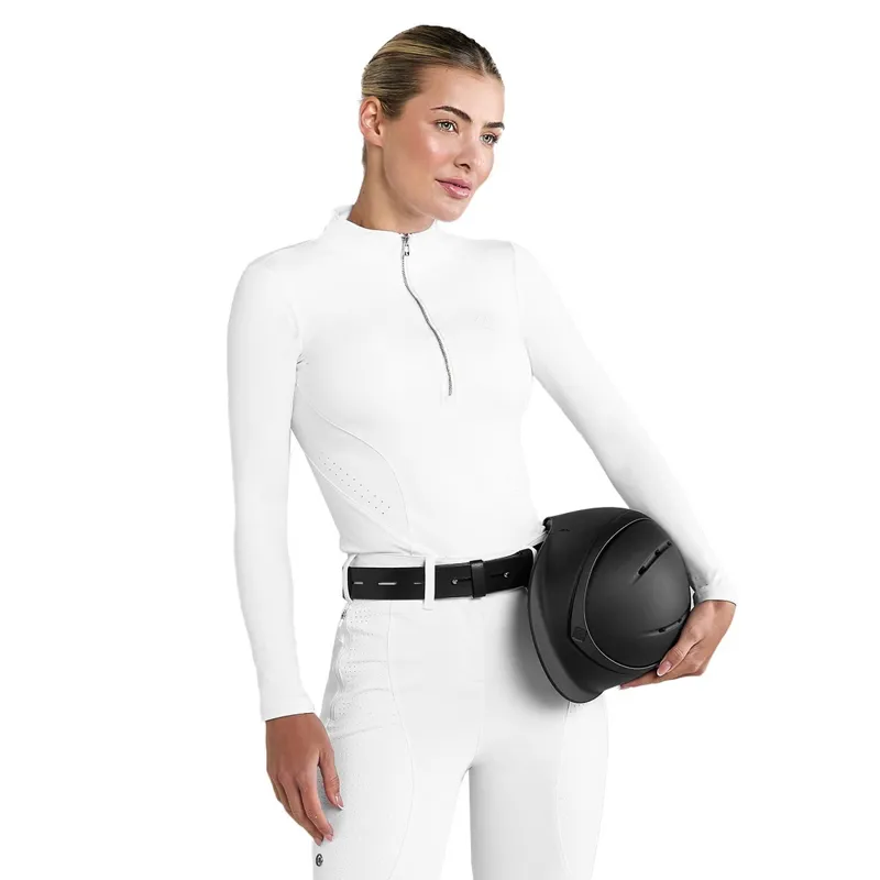 Aztec Diamond Core Long Sleeve Womens Base Layer - White