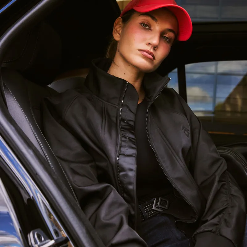 Aztec Diamond Bomber Jacket - Black Pre-Order-1