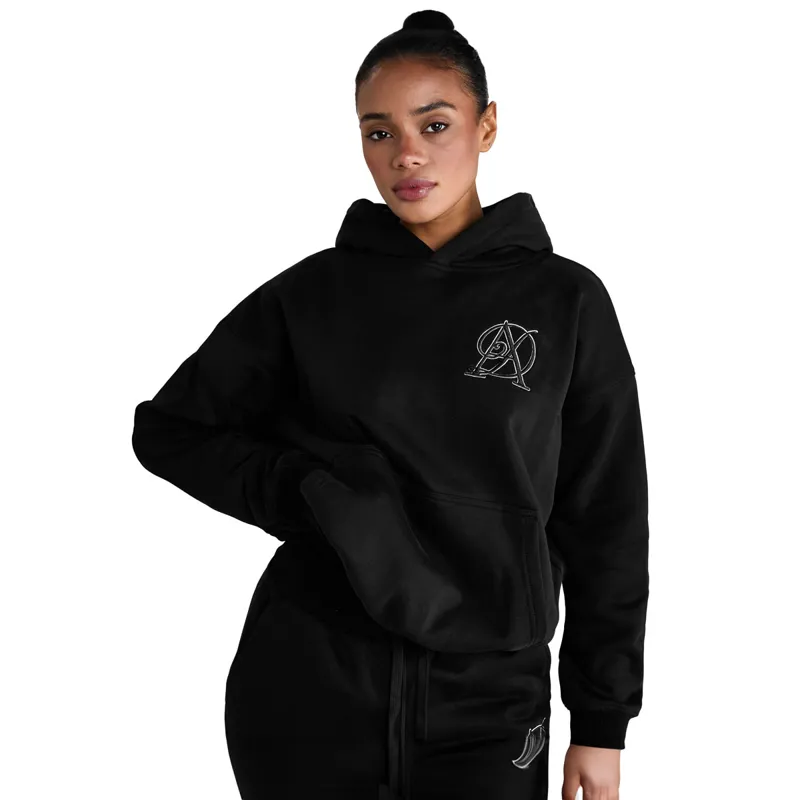 Aztec Diamond Sporting Goods Womens Pull On Hoodie - Black Pre-Order