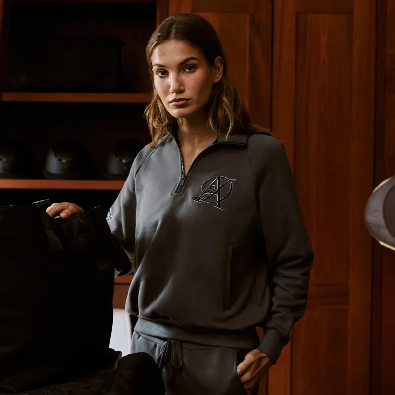 Aztec Diamond Sporting Goods Womens Half Zip Sweater - Fern Pre-Order-1