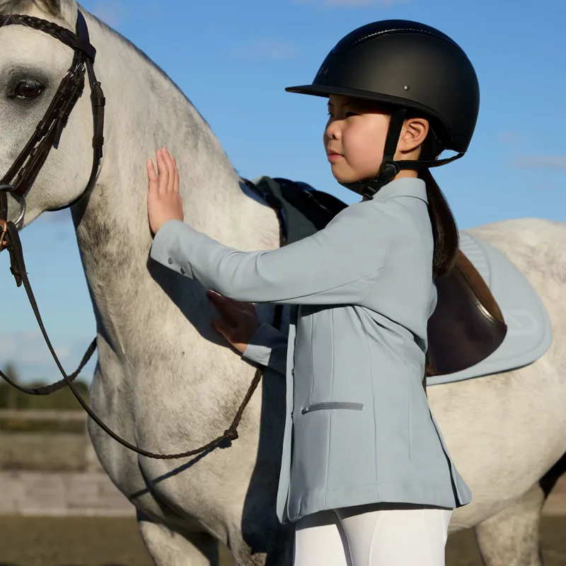 Aztec Diamond Young Rider Show Jacket - Ash Blue Pre-Order-2