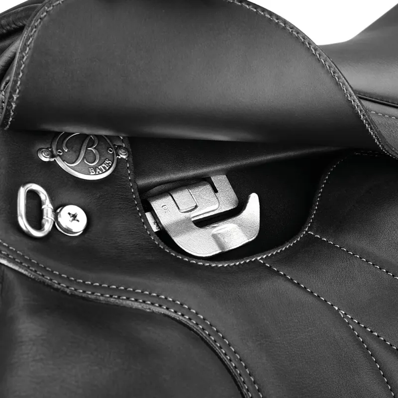 Bates All Purpose SC+ Opulence Leather Saddle - Classic Black-1