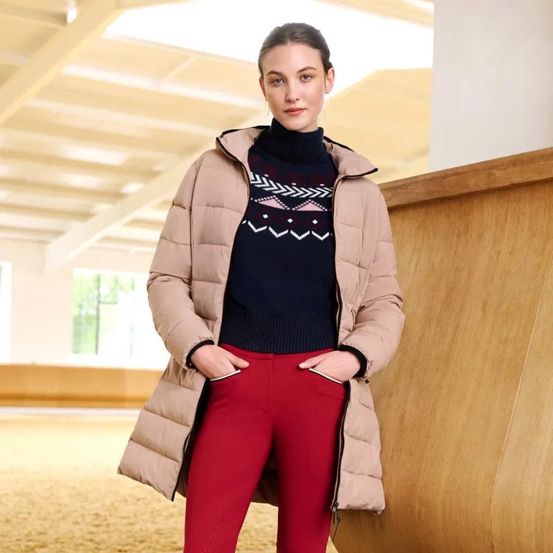 BOSS Equestrian Vespa Womens Puffer Coat - Camel-2