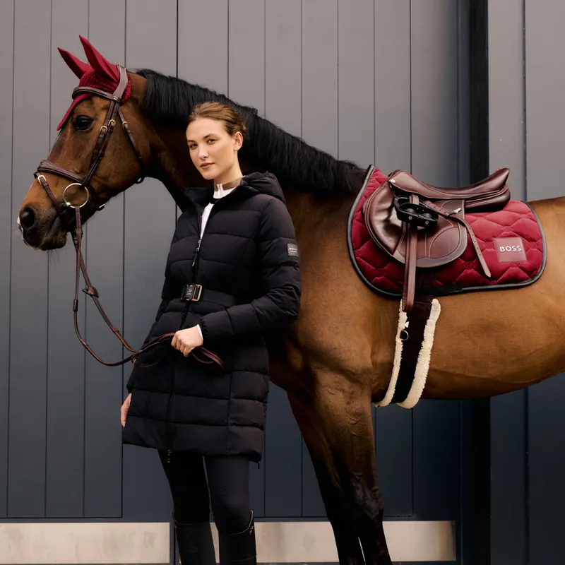 BOSS Equestrian Vespa Womens Puffer Coat - Black-1