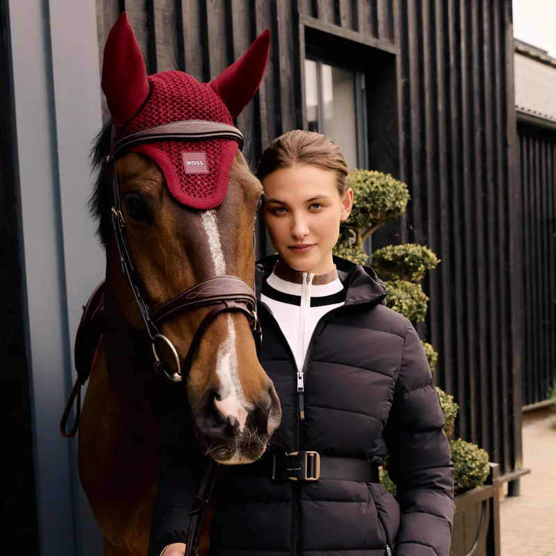 BOSS Equestrian Competition Ears - Cabernet -3
