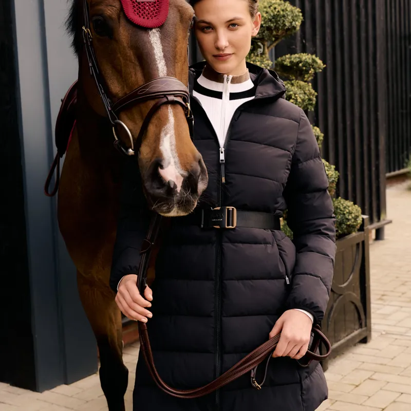 BOSS Equestrian Vespa Womens Puffer Coat - Black-7