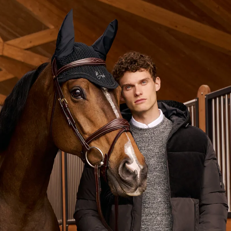 BOSS Equestrian Glitter Competition Ears - Black-3