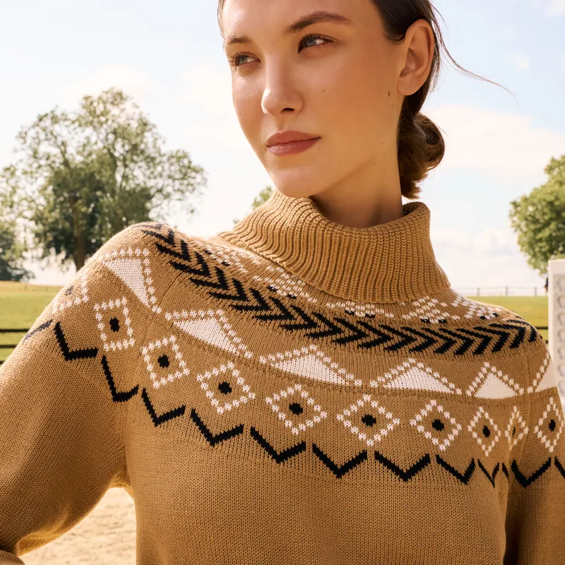 BOSS Equestrian Anouk Womens Jumper - Norway Camel -1