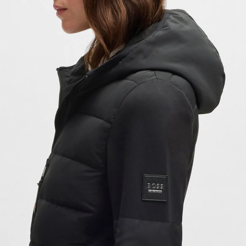 BOSS Equestrian Jessy Womens Puffer Hybrid Jacket - Black-2