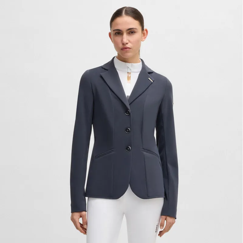 BOSS Equestrian Minou Womens Training Show Shirt - White-3