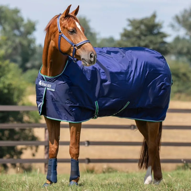 Bucas Smartex 150g Medium Standard Neck Turnout Rug - Blue