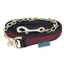 Bucas Show-Line Stallion Lead with Chain - Burgundy