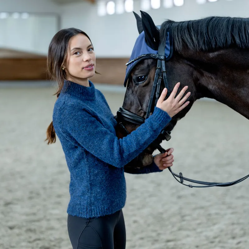 Catago Valerie Womens Knit Pullover - Navy-1