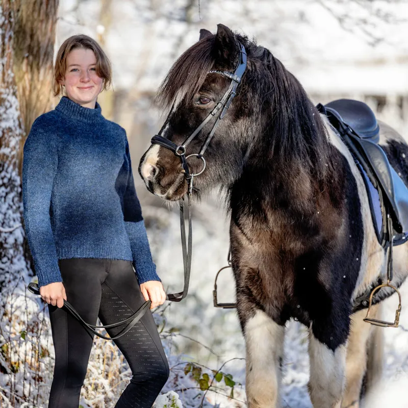 Catago Valerie Womens Knit Pullover - Navy-2