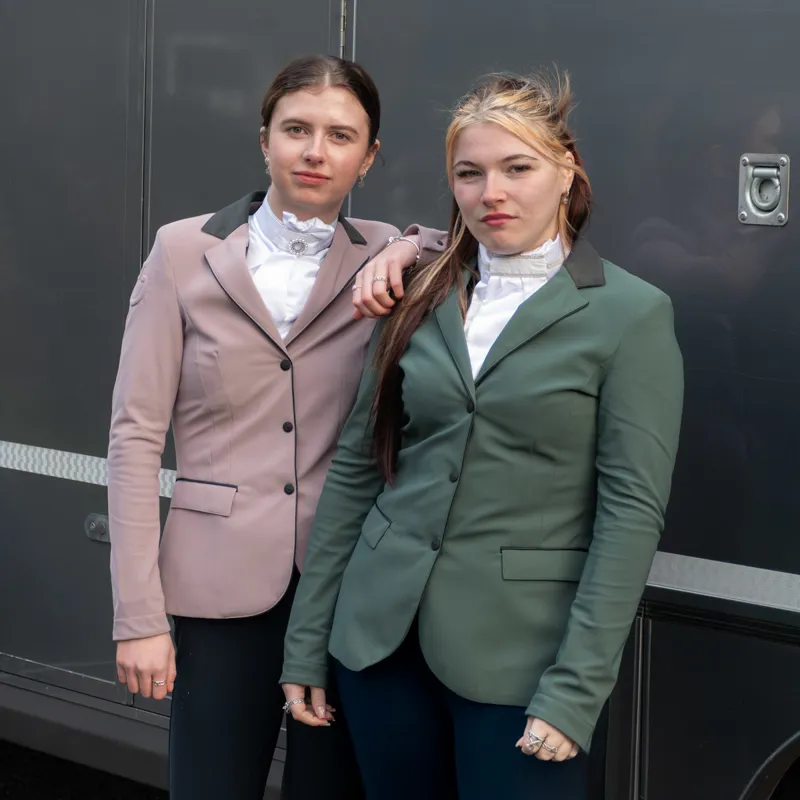 Cavalleria Toscana Competition Zip Womens Show Jacket - Grape Shake-4