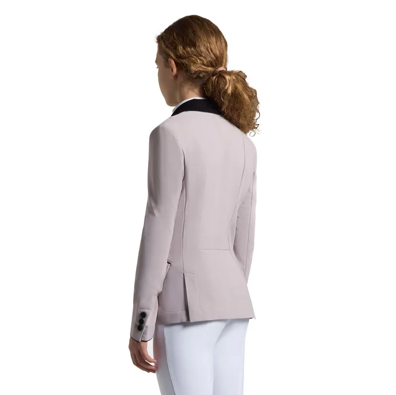 Cavalleria Toscana GP Zip Junior Girls Show Jacket - Violet Ice-1