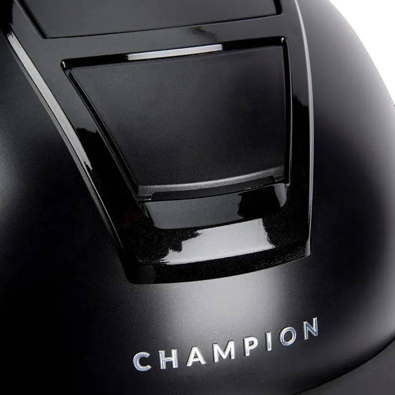 Champion Insight Peaked Riding Hat - Matt Black-2