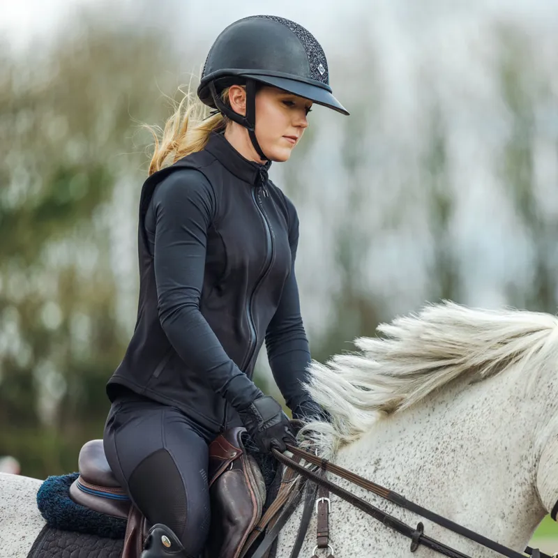 Charles Owen Eclipse Womens Gilet Back Protector - Black-6