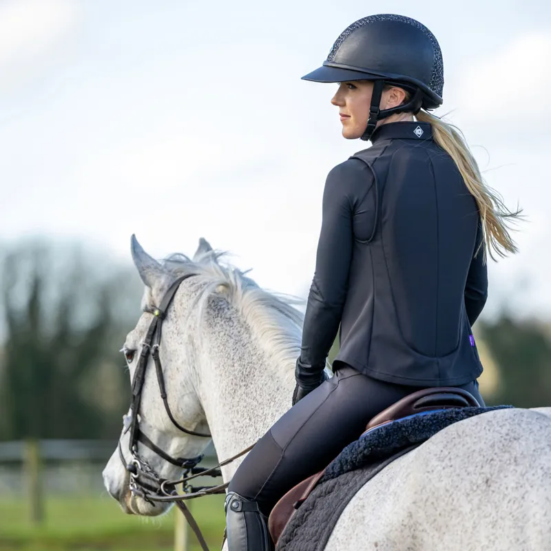 Charles Owen Eclipse Womens Gilet Back Protector - Black-2