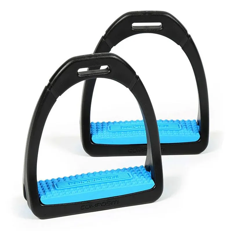 Compositi Premium Profile Junior Stirrups - Bright Blue