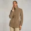 Holland Cooper Longline Country Fleece Womens Jacket - Mocha