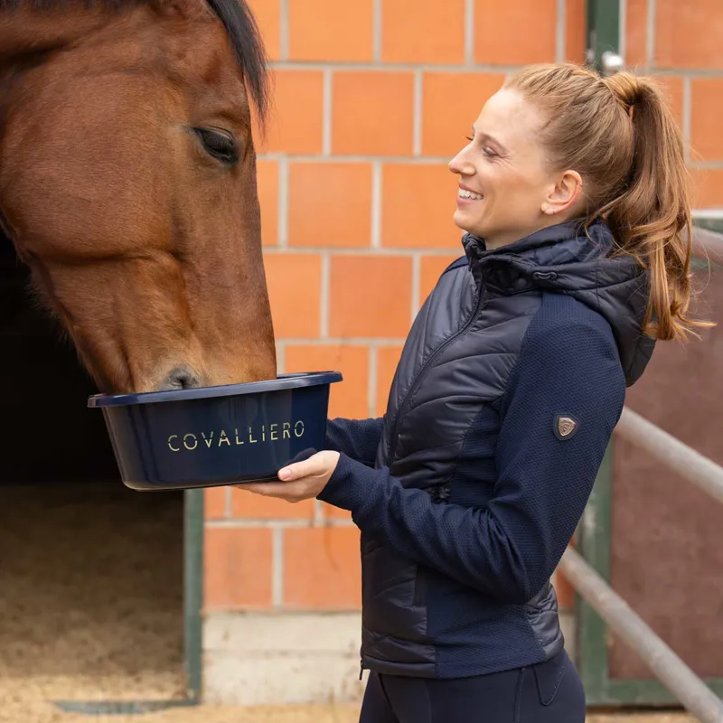 Covalliero Feed Bowl - Dark Navy-1