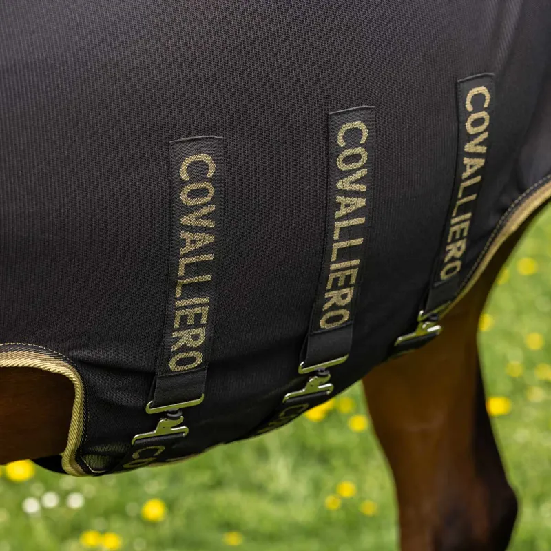 Covalliero Detach A Neck Fly Rug - Black-5