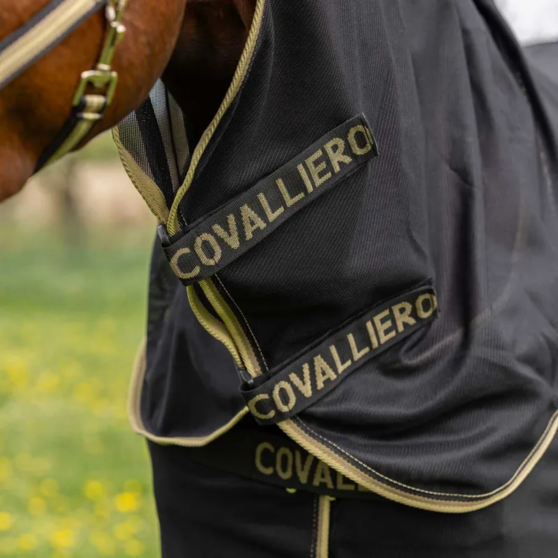 Covalliero Detach A Neck Fly Rug - Black-2