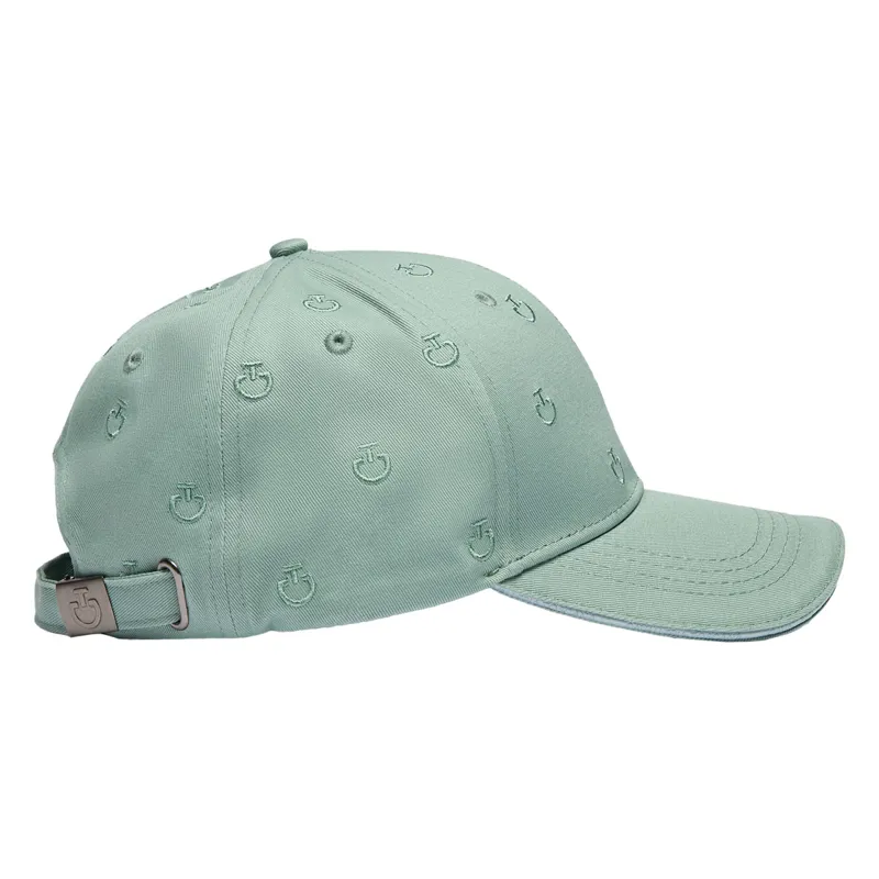 Cavalleria Toscana Logo Pattern Cap - Light Teal Green-1