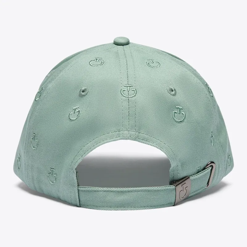 Cavalleria Toscana Logo Pattern Cap - Light Teal Green-2