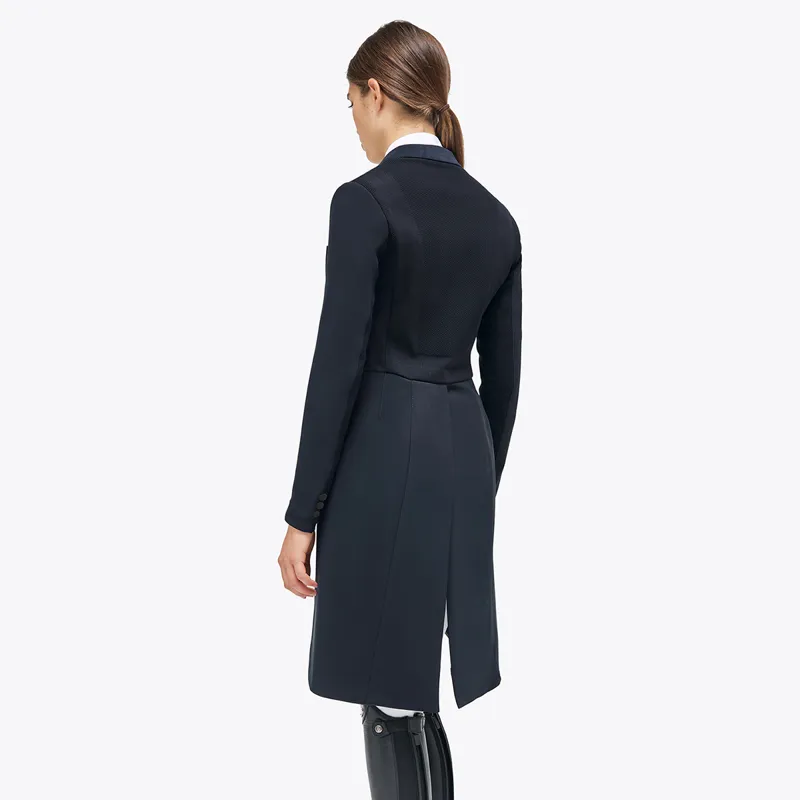 Cavalleria Toscana Ladies Dressage Competition Tail Coat - Navy-1