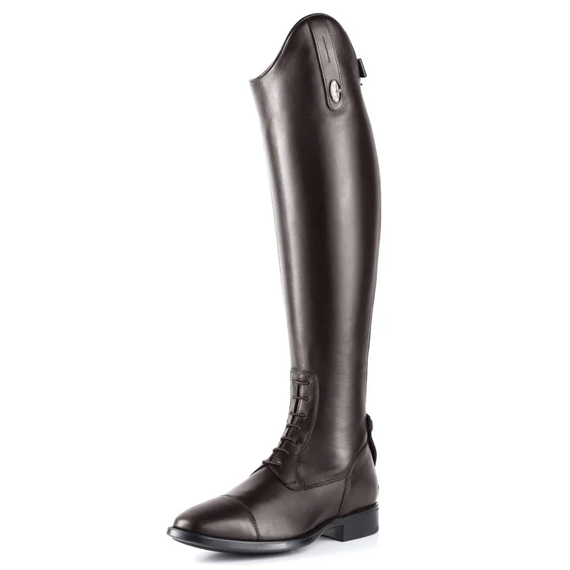 DeNiro Amabile Laced Tall Riding Boots - Smooth Brown