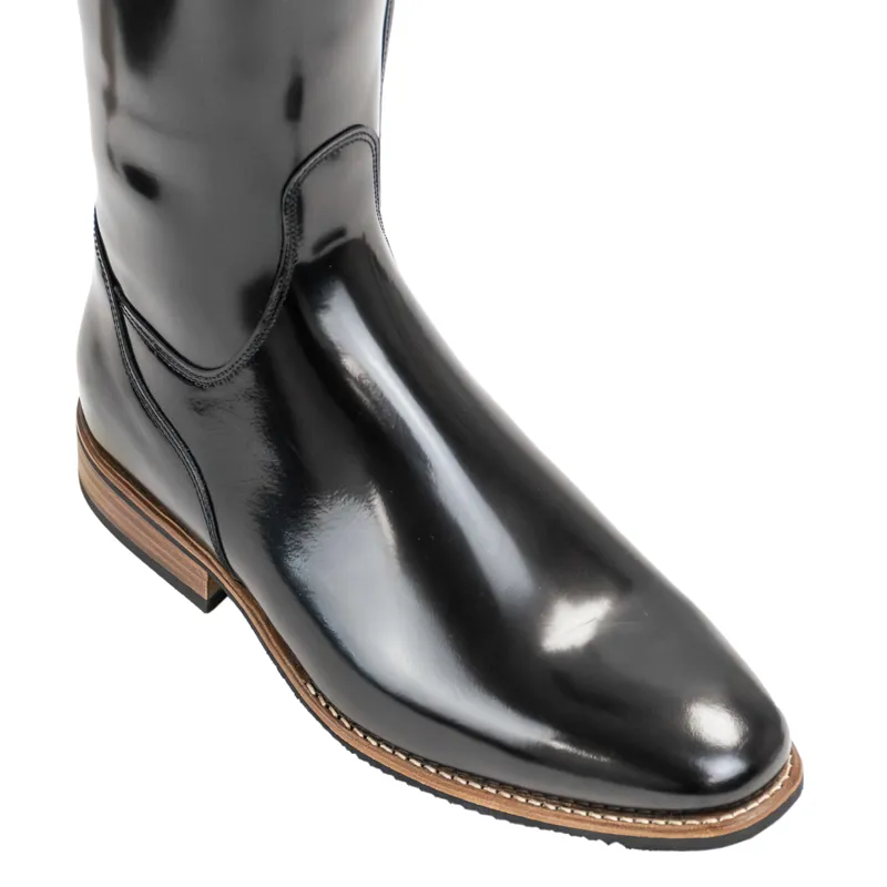 DeNiro Bellini Dedalo Onice Tall Riding Boots - Brushed Black-4