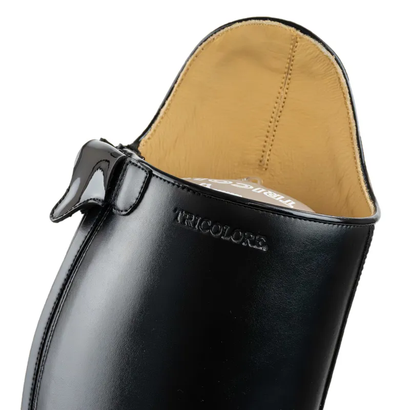 DeNiro Puro Dress Crystal Pin Unlaced Tall Riding Boot - Vertex Black-4
