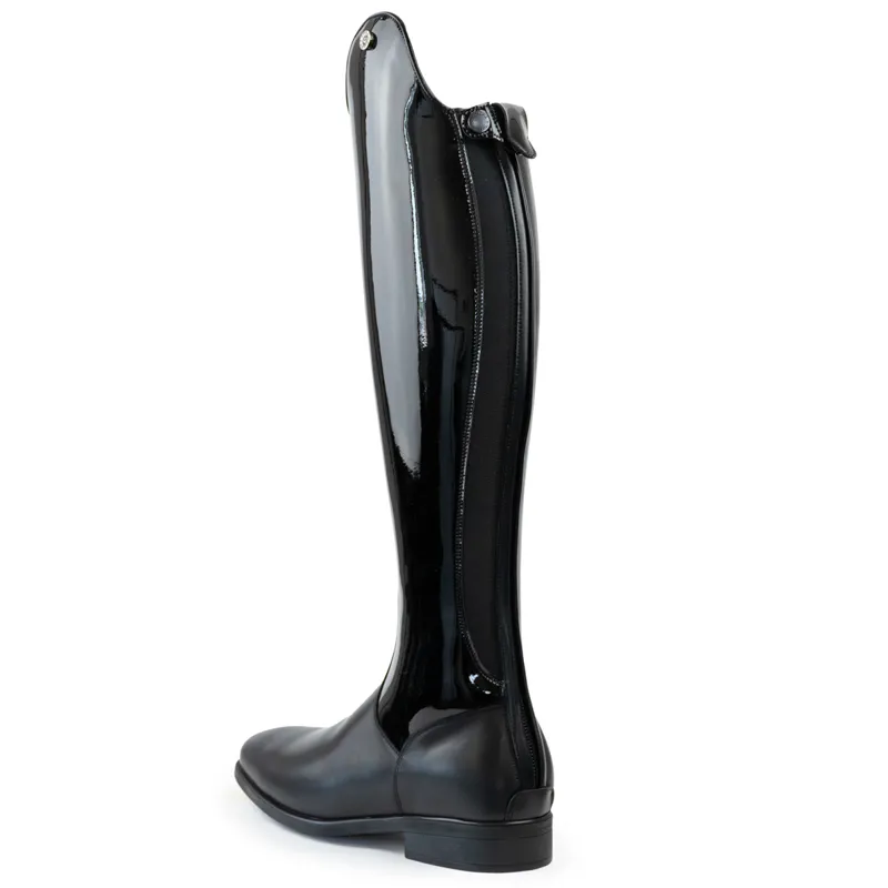 DeNiro Puro Dress Crystal Pin Unlaced Tall Riding Boot - Vertex Black-6