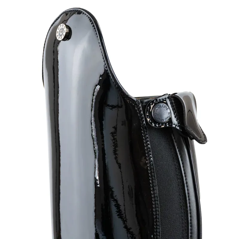 DeNiro Puro Dress Crystal Pin Unlaced Tall Riding Boot - Vertex Black-7