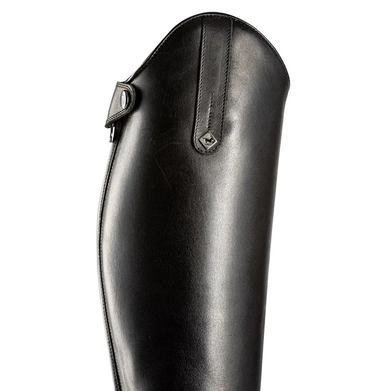 DeNiro S3602 Laced Tall Riding Boots with Elastic Panels - WRAT Black-1