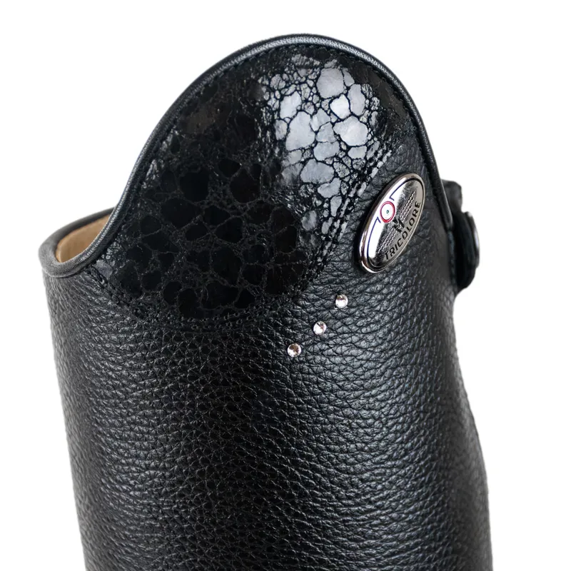 DeNiro Salentino Ice Laced Junior Tall Riding Boots - Quick Black/Black-1