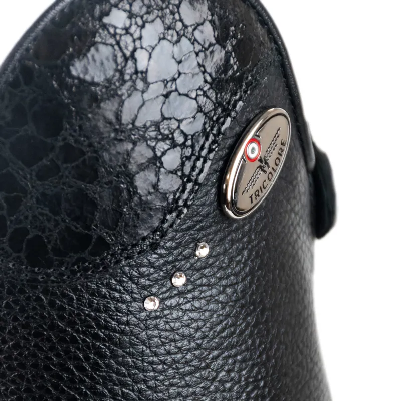 DeNiro Salentino Ice Laced Junior Tall Riding Boots - Quick Black/Black-7