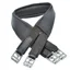 Dever Classic Deluxe Atherstone Girth with Elastic Both Ends - Black